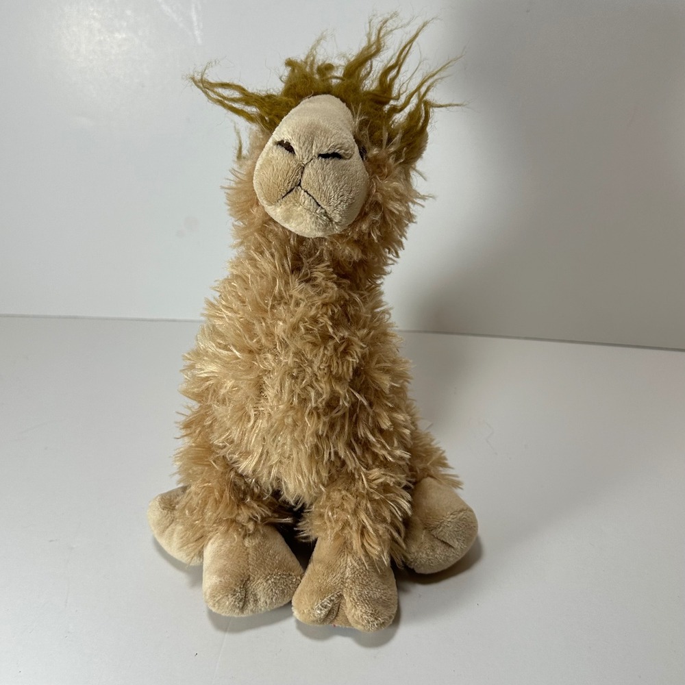 Ganz Webkinz Alpaca Plush Stuffed Animal Tan Shaggy HM661 No Code